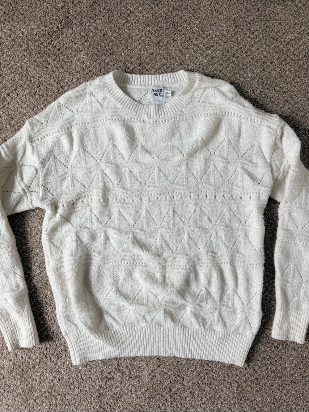 Princess Polly White Sweater